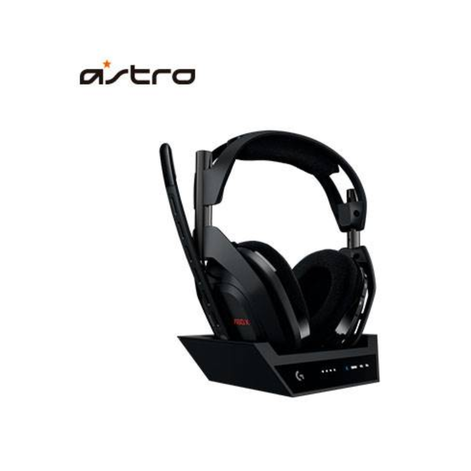 LOGITECH ASTRO A50 AUDÍFONO GAMER CON MICRÓFONO PARA PC PS5 CON BASE NEGRO 939-002126