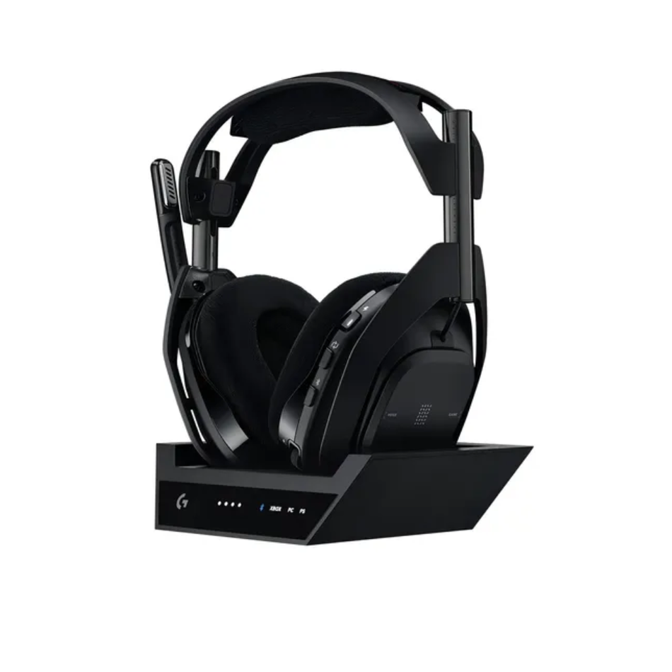 LOGITECH ASTRO A50 AUDÍFONO GAMER CON MICRÓFONO PARA PC PS5 CON BASE NEGRO 939-002126