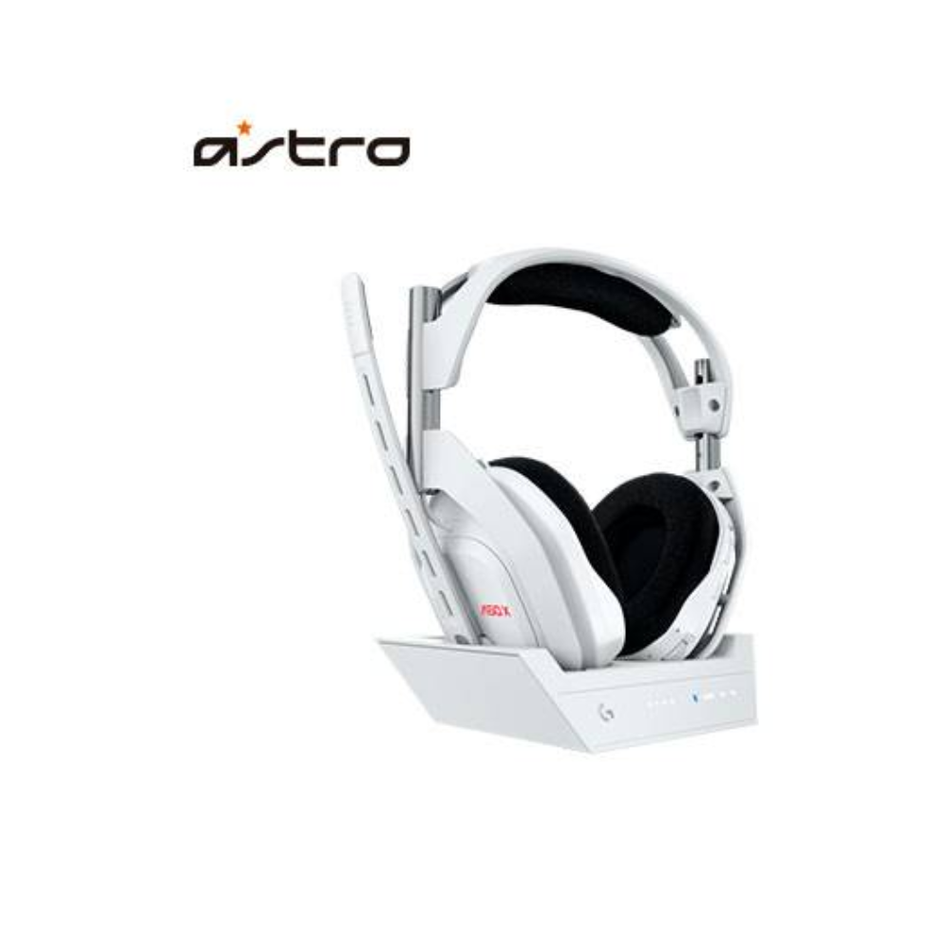 LOGITECH ASTRO A50 AUDÍFONO GAMER INALÁMBRICO CON BASE PARA PS5 PC XBOX BLANCO 939-002132