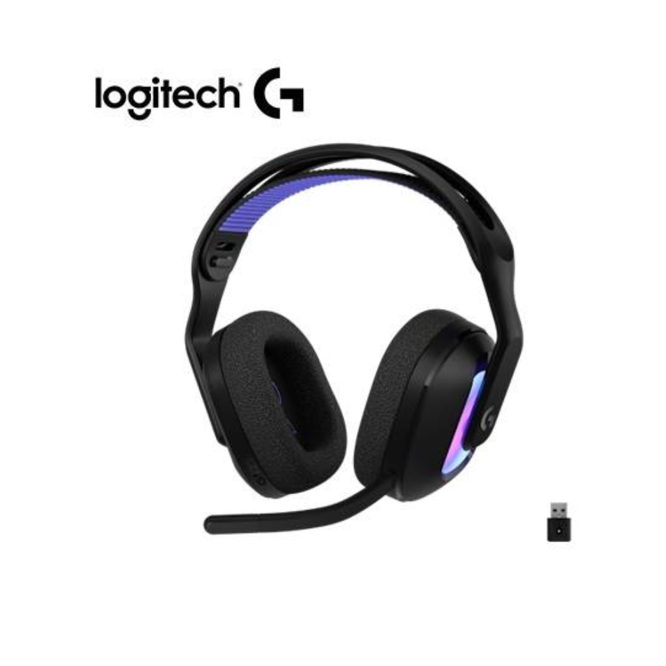 LOGITECH G522 AUDÍFONO GAMER INALÁMBRICO CON MICRÓFONO LIGHTSPEED BLUETOOTH USB-C NEGRO 981-001543
