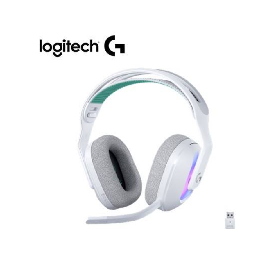 LOGITECH G522 AUDÍFONO GAMER INALÁMBRICO CON MICRÓFONO LIGHTSPEED BLUETOOTH USB-C BLANCO 981-001549