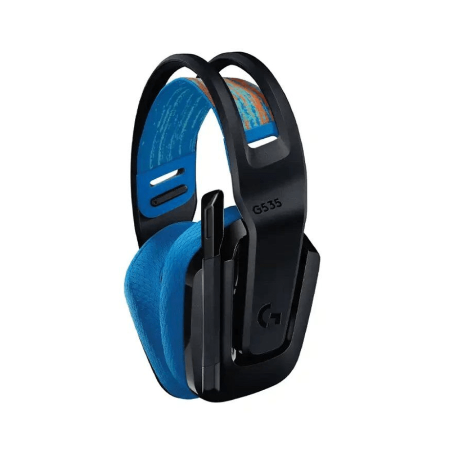 LOGITECH G535  AUDIFONO ILAMBRICOS CON MICROFONO PS5 PS4 PC  NEGRO/AZUL 939-002218