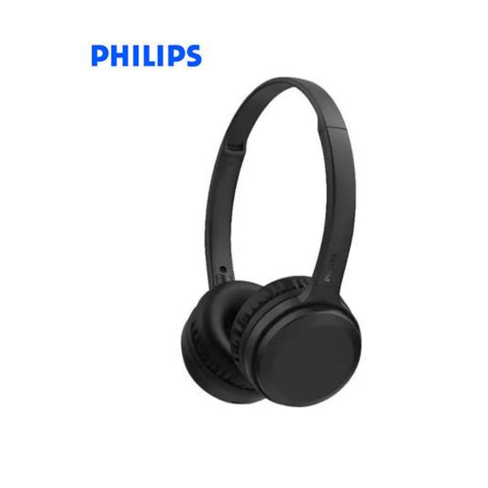 PHILIPS TAH1108BK AUDÍFONO BLUETOOTH CON MICRÓFONO 15 Hs  GIRATORIO CARGA RÁPIDA NEGRO