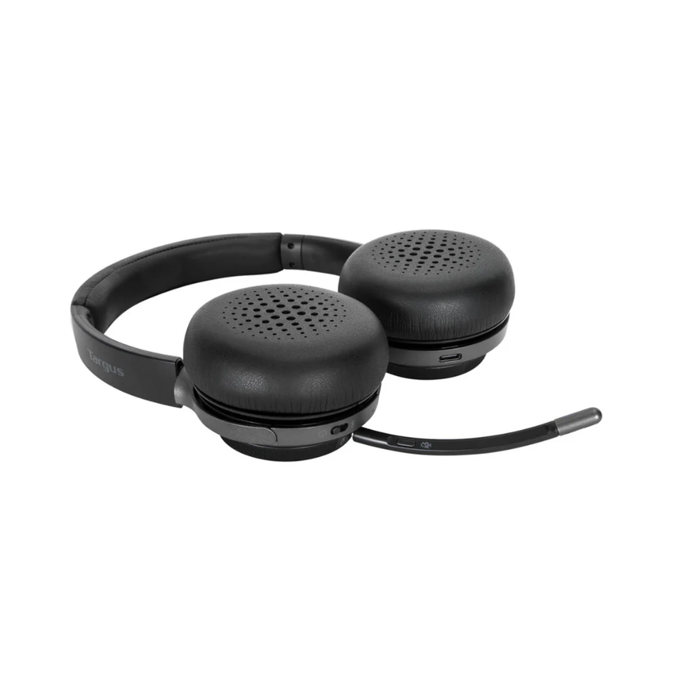 TARGUS AEH104TTLP  AUDÍFONO BLUETOOTH ESTÉREO ON-EAR CON MICRÓFONO USB-C  NEGRO