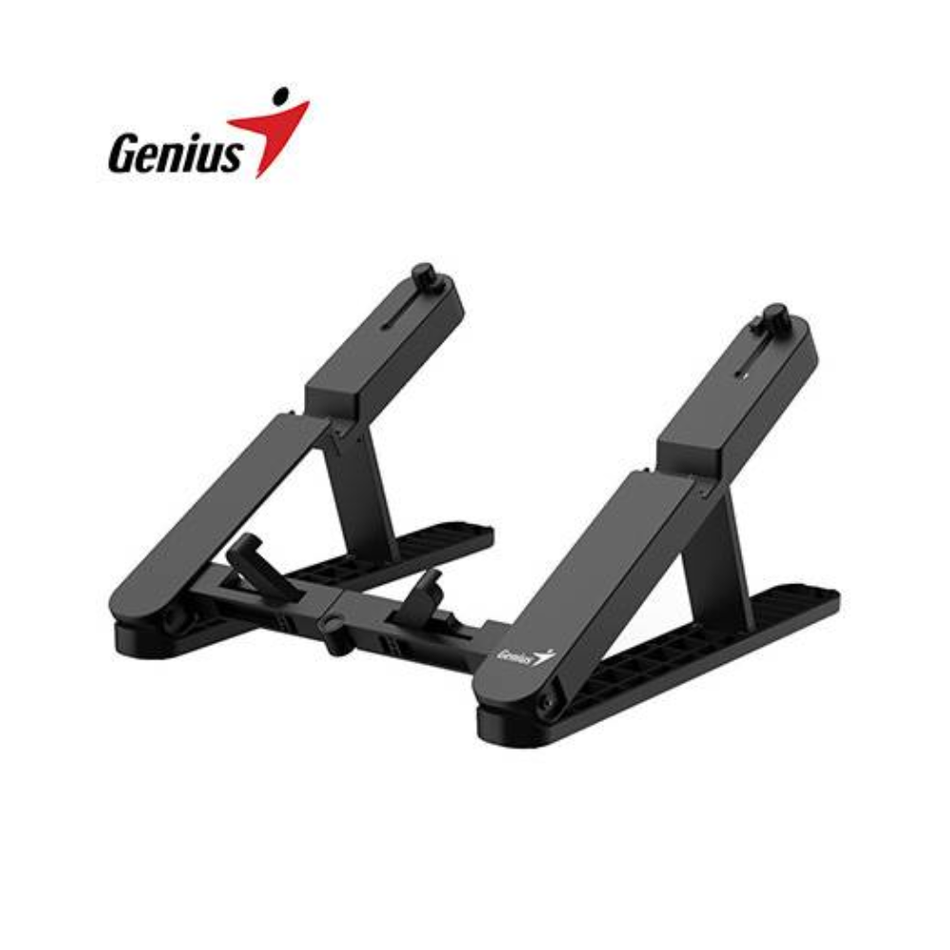 GENIUS G-STAND M200 BASE PARA NOTEBOOK Y TABLET  10" A 17" PLEGABLE 6 NIVELES DE AJUSTE NEGRO 31250020400