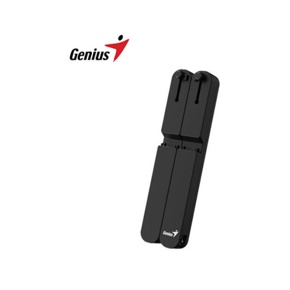 GENIUS G-STAND M200 BASE PARA NOTEBOOK Y TABLET  10" A 17" PLEGABLE 6 NIVELES DE AJUSTE NEGRO 31250020400