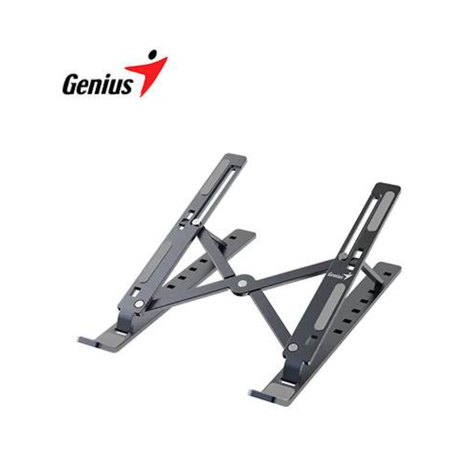 GENIUS G-STAND M250 BASE PARA NOTEBOOK Y TABLET PLEGABLE 7 NIVELES DE AJUSTE  HASTA 17" NEGRO 31250023400