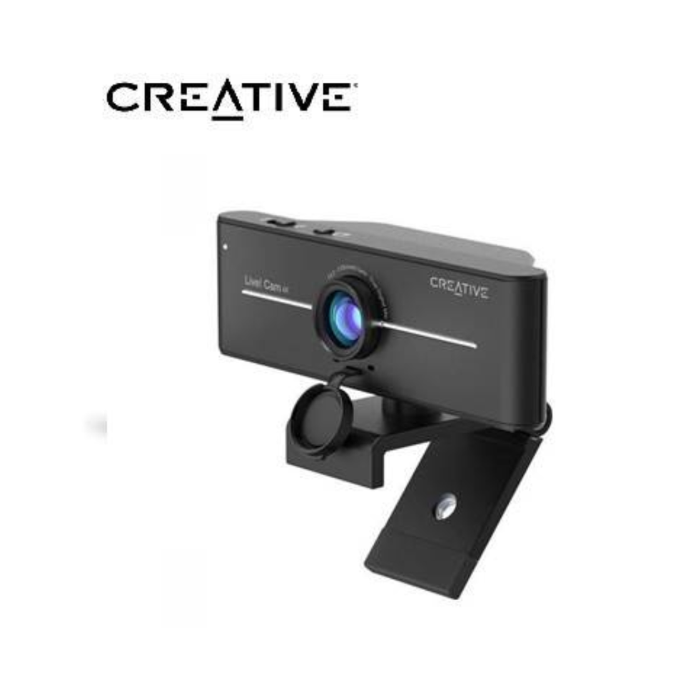 CREATIVE LIVE! CAM SYNC 4K CAMARA UHD 2160P DUAL MIC USB C/TAPA NEGRO 73VF099000000