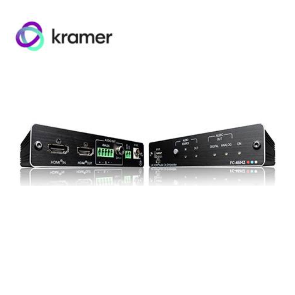 KRAMER FC-46H2 DESEMBEBEDOR DE AUDIO HDMI 4K HDR 40-000090