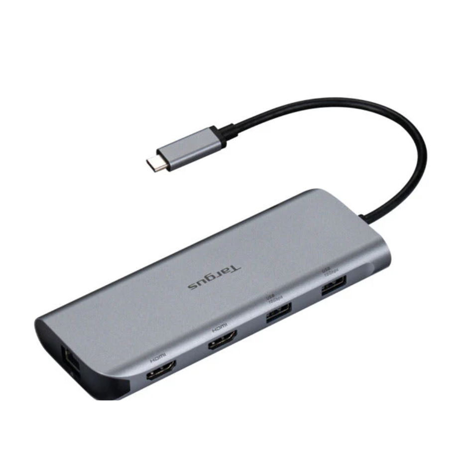 TARGUS DOCK427GL ESTACIÓN DE ACOPLAMIENTO USB-C CON DOBLE HDMI 4K 2 PUERTOS USB-A Y USB-C CARGA 140W