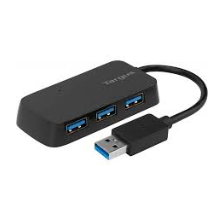 TARGUS ACH124US HUB USB  DE 4 PUERTOS USB-A 3.0 COLOR NEGRO