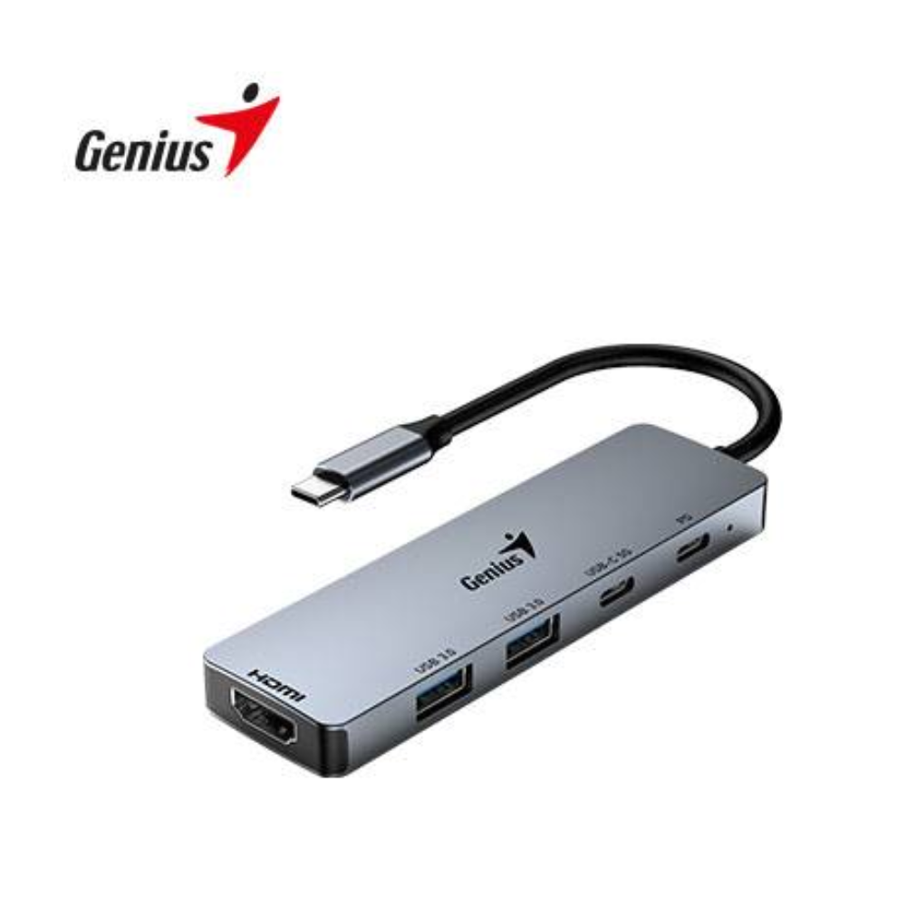 GENIUS 31240003400 HUB USB-C UH-500 CON 5 PUERTOS 2P USB-A 3.0 1P USB ...