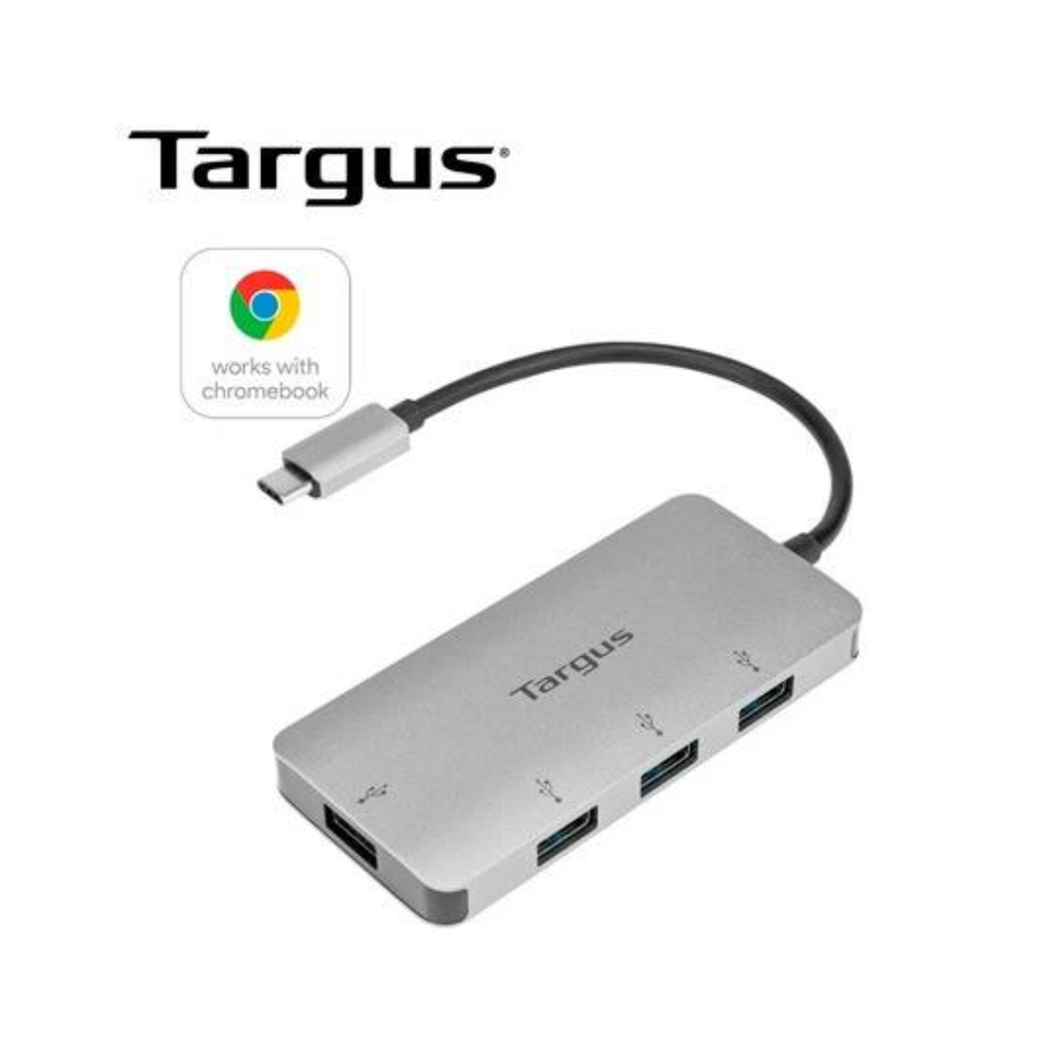 TARGUS ACH226BT HUB USB-C DE 4 PUERTOS USB-A 3.0 COLOR GRIS