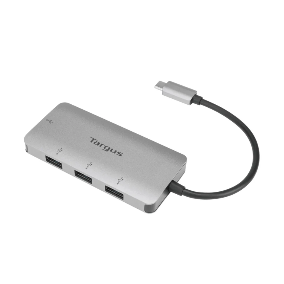 TARGUS ACH226BT HUB USB-C DE 4 PUERTOS USB-A 3.0 COLOR GRIS