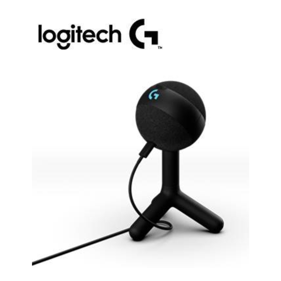 LOGITECH YETI ORB MICRÓFONO CARDIOIDE USB PARA STREAMING RGB LIGHTSYNC NEGRO (988-000550)