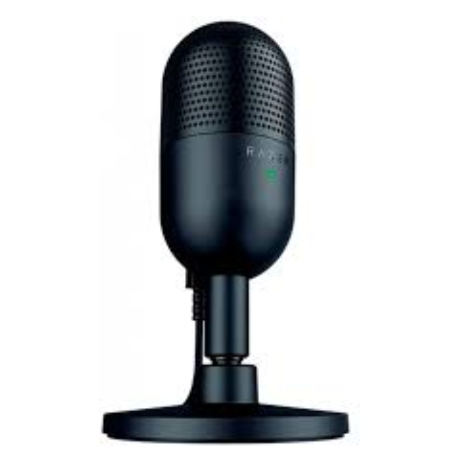 RAZER SEIREN V3 MINI MICRÓFONO USB PARA STREAMING SUPERCARDIOIDE CON SENSOR TÁCTIL SILENCIOSO NEGRO (RZ19-05050100-R3U1)