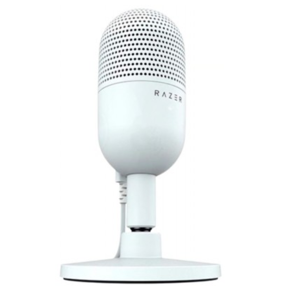 RAZER SEIREN V3 MINI MICRÓFONO USB PARA STREAMING SUPERCARDIOIDE CON SENSOR TÁCTIL SILENCIOSO MERCURY (RZ19-05050300-R3U1)