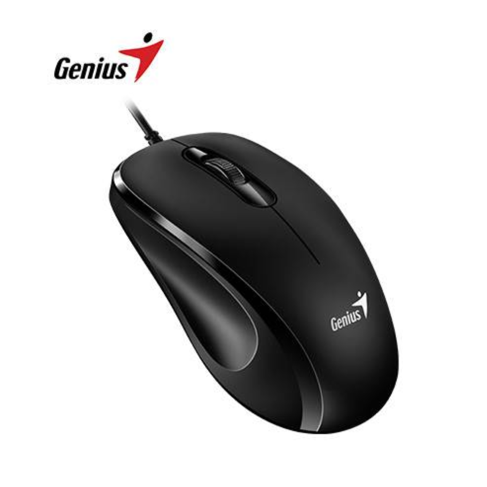 GENIUS DX-101 MOUSE USB ÓPTICO 1200 DPI NEGRO (31010026400)