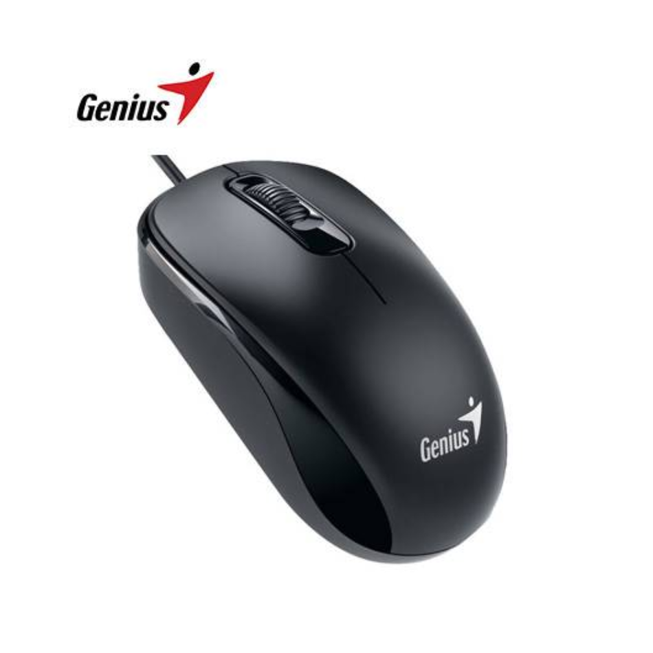 GENIUS DX-110 MOUSE USB ÓPTICO 1000 DPI NEGRO 31010116100