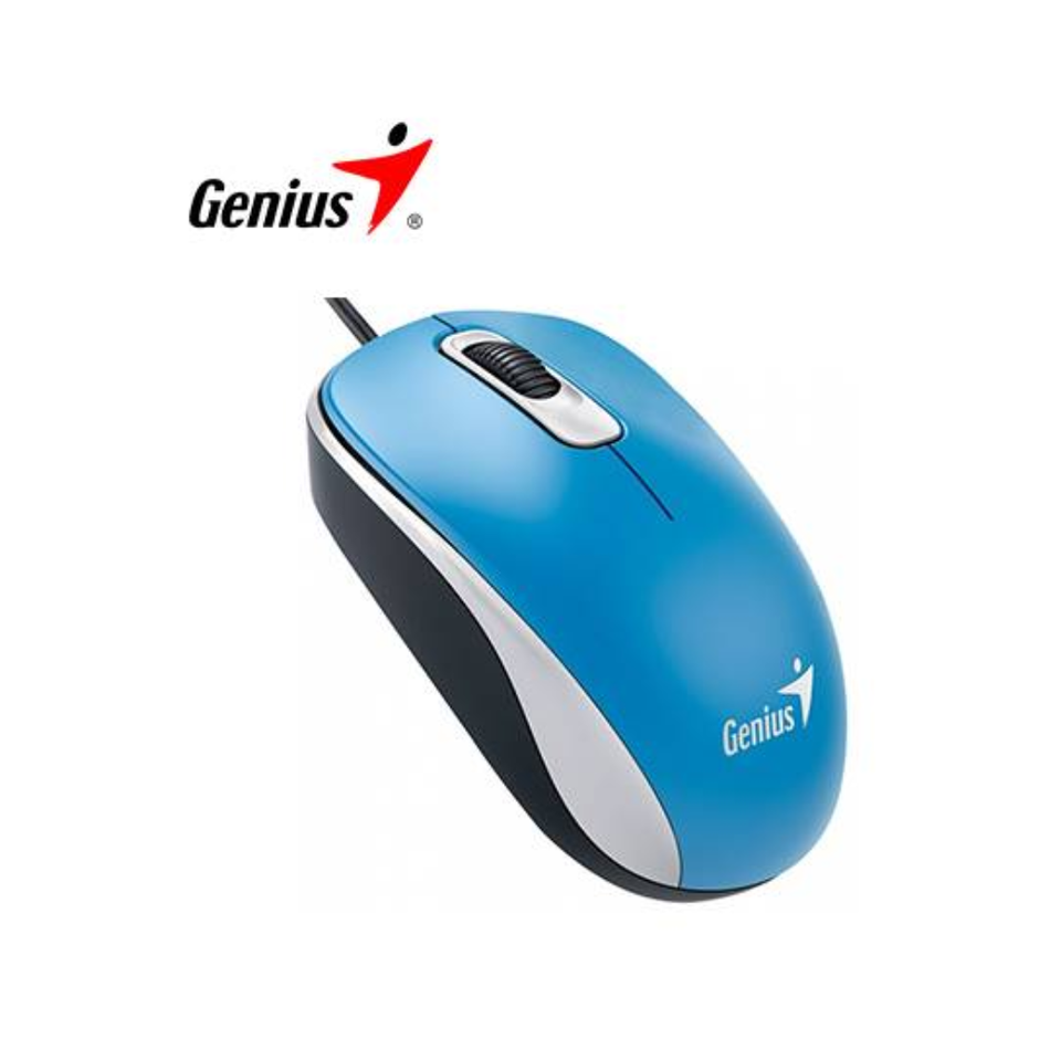 GENIUS DX-110 MOUSE USB ÓPTICO 1000 DPI AZUL 31010116103