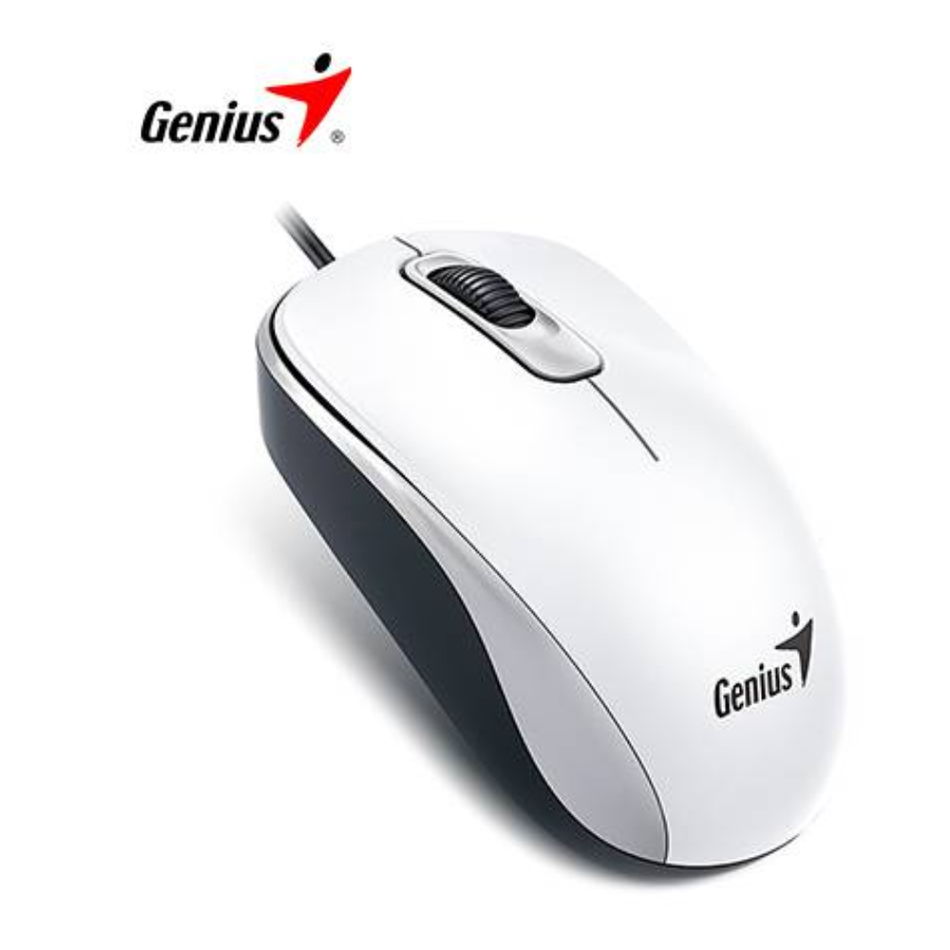 GENIUS DX-110  MOUSE USB ÓPTICO 1000 DPI BLANCO 31010116102