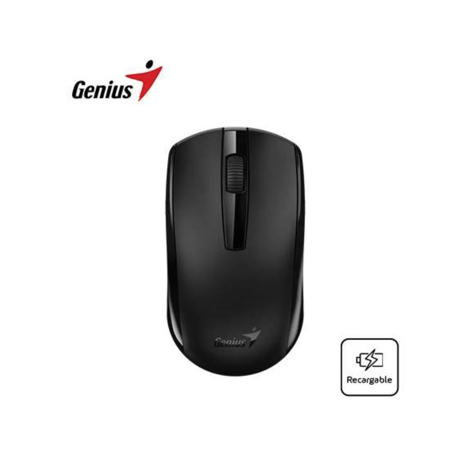 GENIUS ECO-8100  MOUSE RECARGABLE INALÁMBRICO BLUEEYE NEGRO 31030046400
