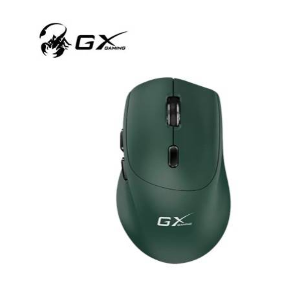 GENIUS  M8100 MOUSE  AI COPILOT INALÁMBRICO/BLUETOOTH 3200 DPI 6 BOTONES VERDE MILITAR 31060002401