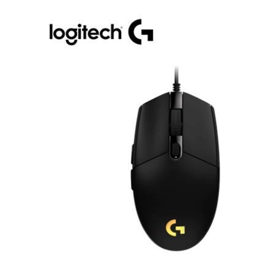 LOGITECH  G203 MOUSE LIGHTSYNC ÓPTICO 8000 DPI RGB NEGRO 910-005793