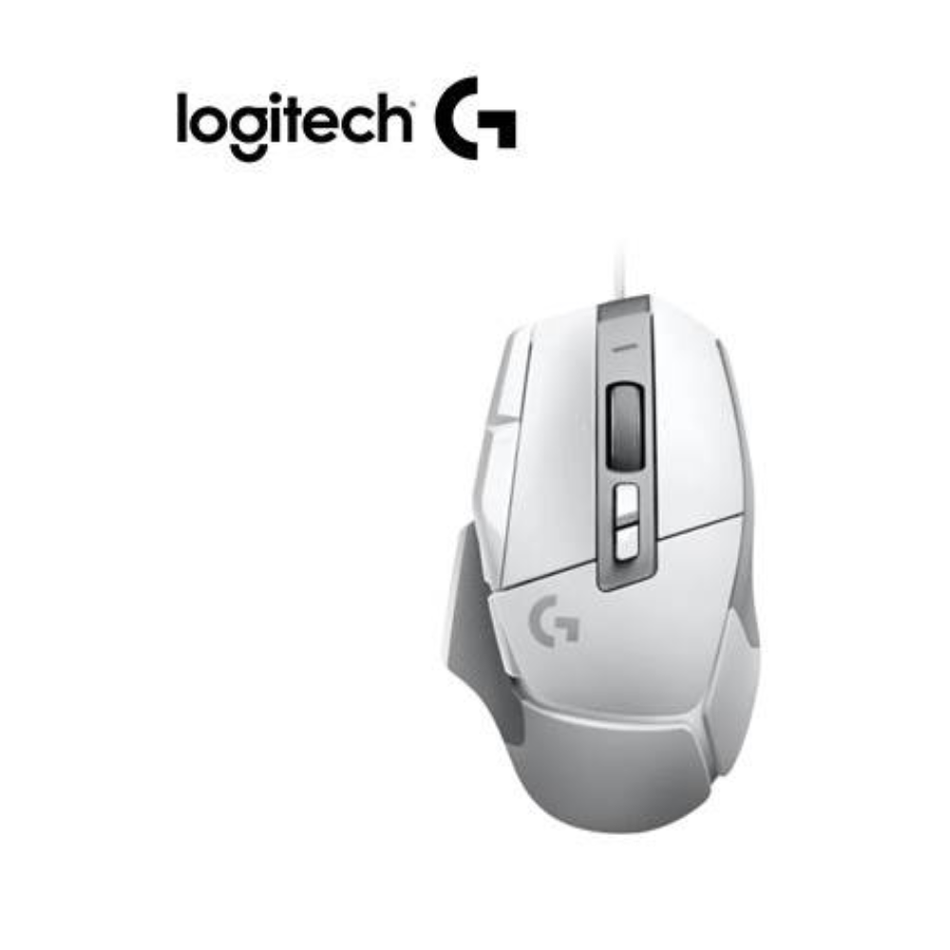 LOGITECH G502 MOUSE HERO USB 25K DPI LIGHTFORCE BLANCO (910-006145)