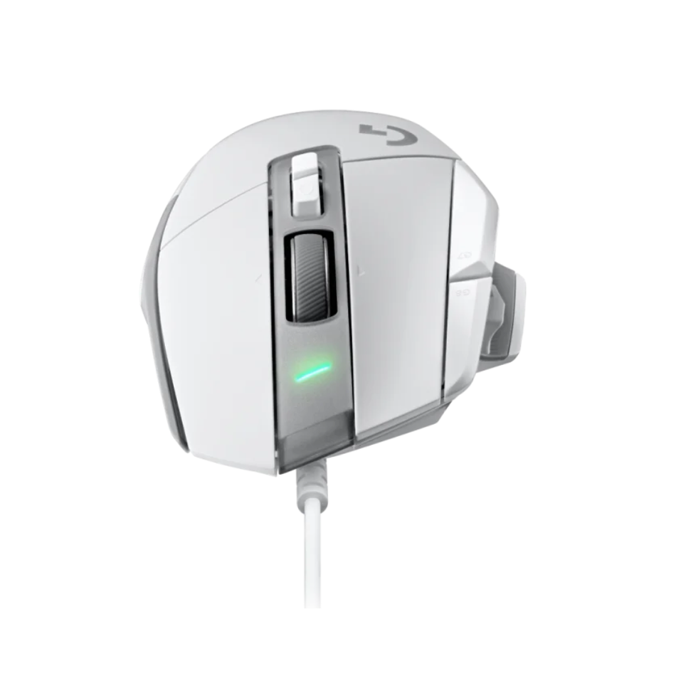LOGITECH G502 MOUSE HERO USB 25K DPI LIGHTFORCE BLANCO (910-006145)