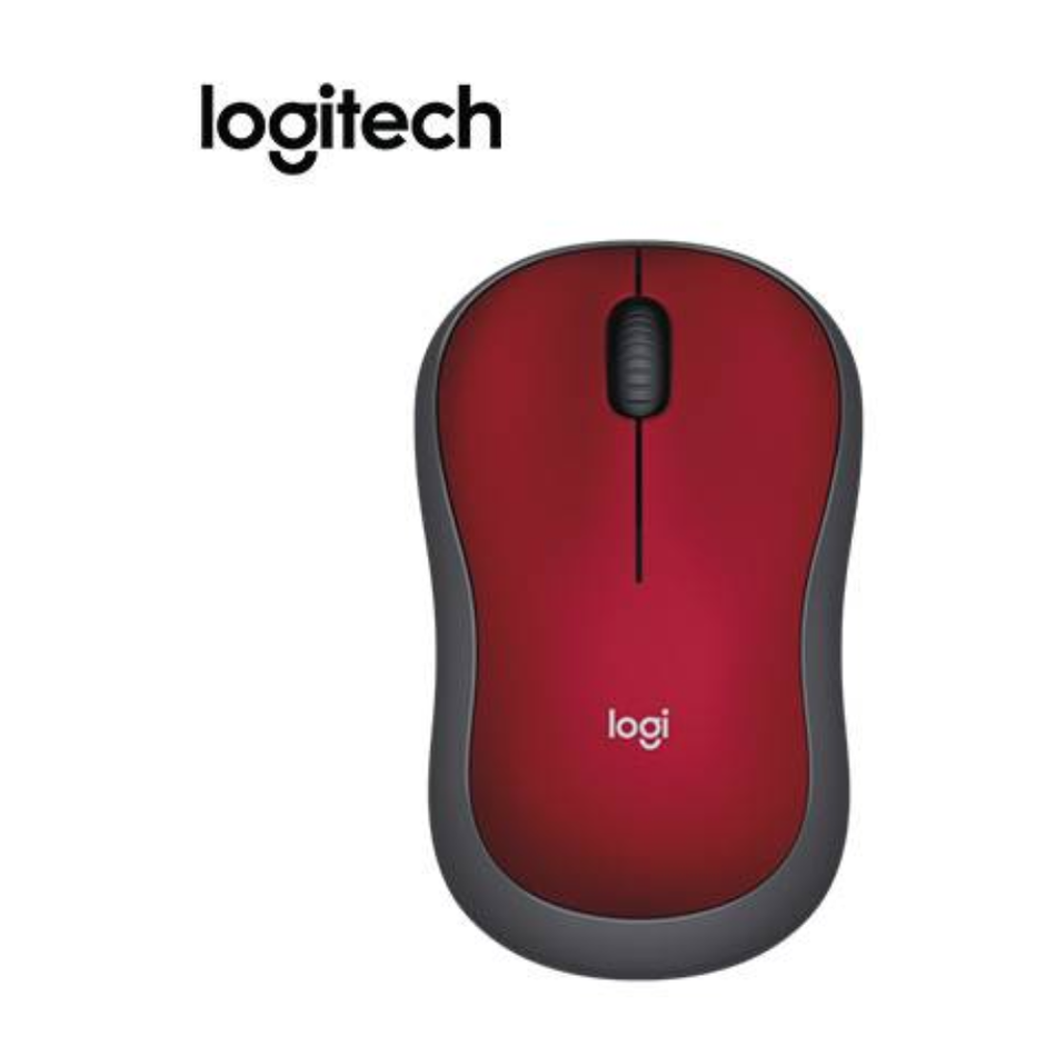 LOGITECH M185 MOUSE INALÁMBRICO ROJO (910-003635)