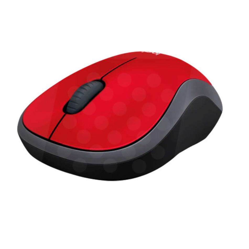 LOGITECH M185 MOUSE INALÁMBRICO ROJO (910-003635)