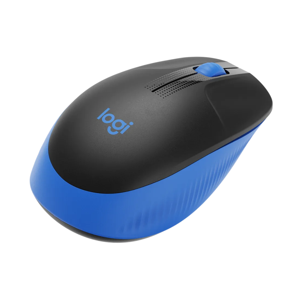 LOGITECH M190 MOUSE INALÁMBRICO TAMAÑO COMPLETO AZUL (910-005903)