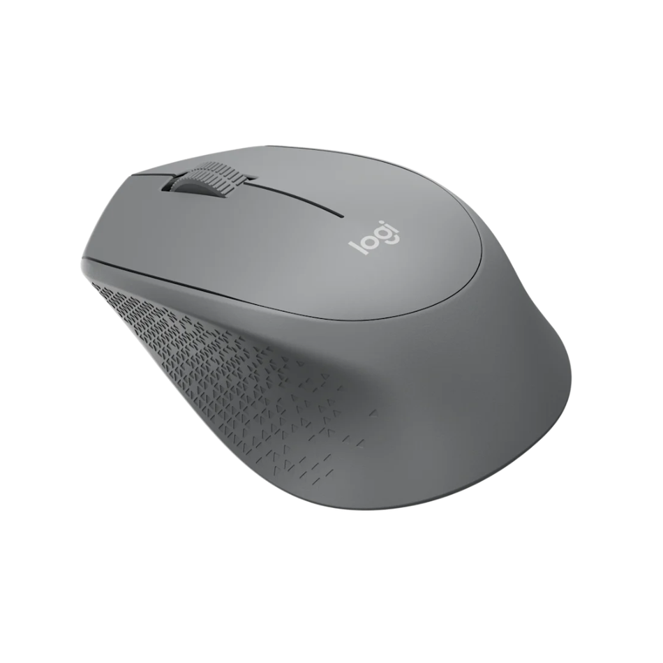 Mouse óptico inalámbrico Logitech M280, 1000 DPI, Receptor USB, 2.4GHz, Gris