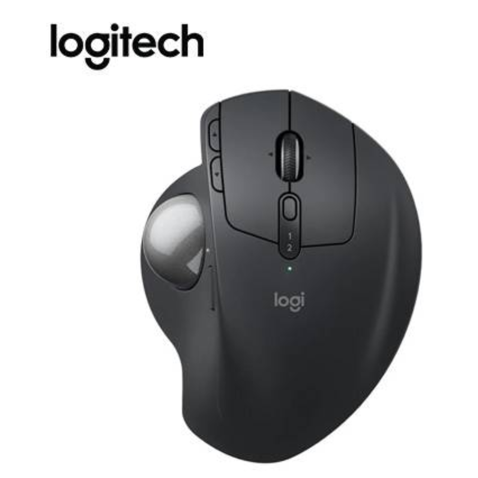 LOGITECH MX ERGO S MOUSE TRACKBALL AVANZADO INALÁMBRICO BOLT / BLUETOOTH USB-C NEGRO (910-007261)