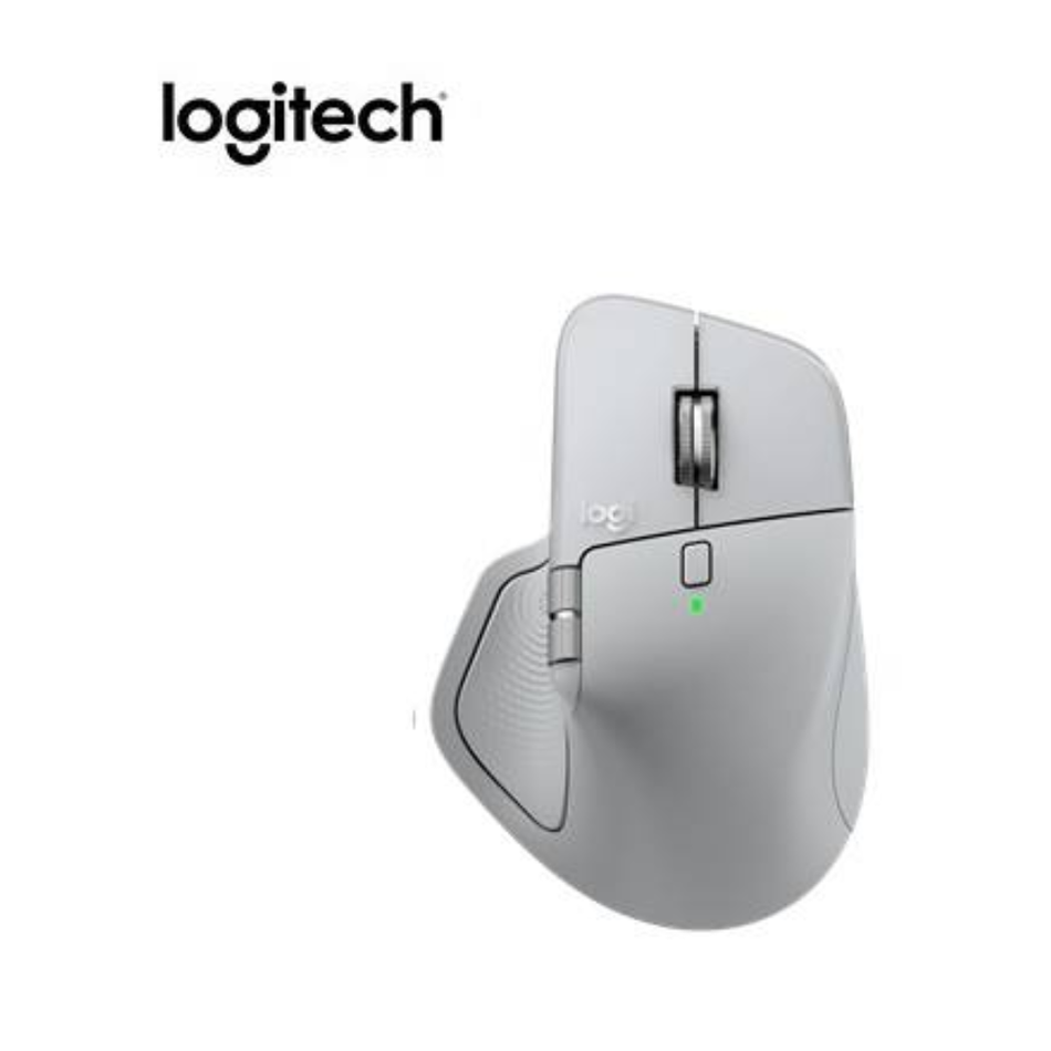 MOUSE LOGITECH MX MASTER 4 INALÁMBRICO CON USB-C / BLUETOOTH / 8K DPI GRIS CLARO (910-007566)