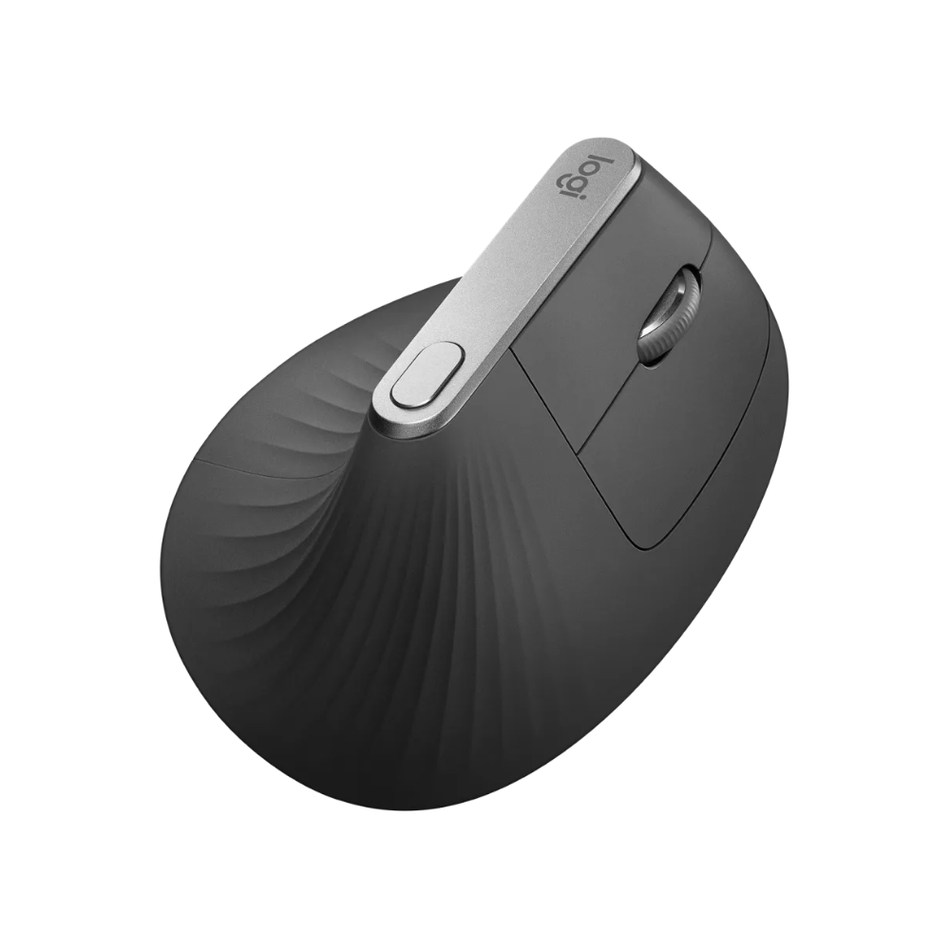 LOGITECH MX VERTICAL MOUSE  ERGONÓMICO AVANZADO INALÁMBRICO / BLUETOOTH USB-C NEGRO (910-005449)