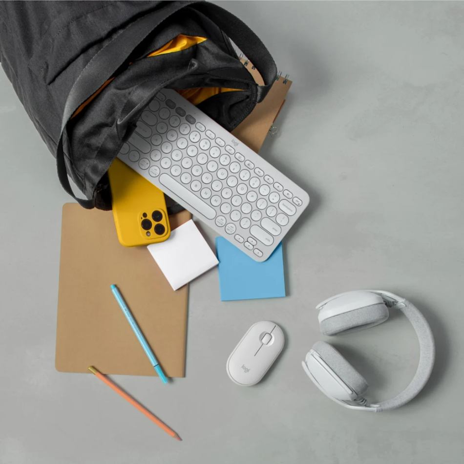 LOGITECH PEBBLE 2 M350S  MOUSE BLUETOOTH / INALÁMBRICO BLANCO (910-007047)