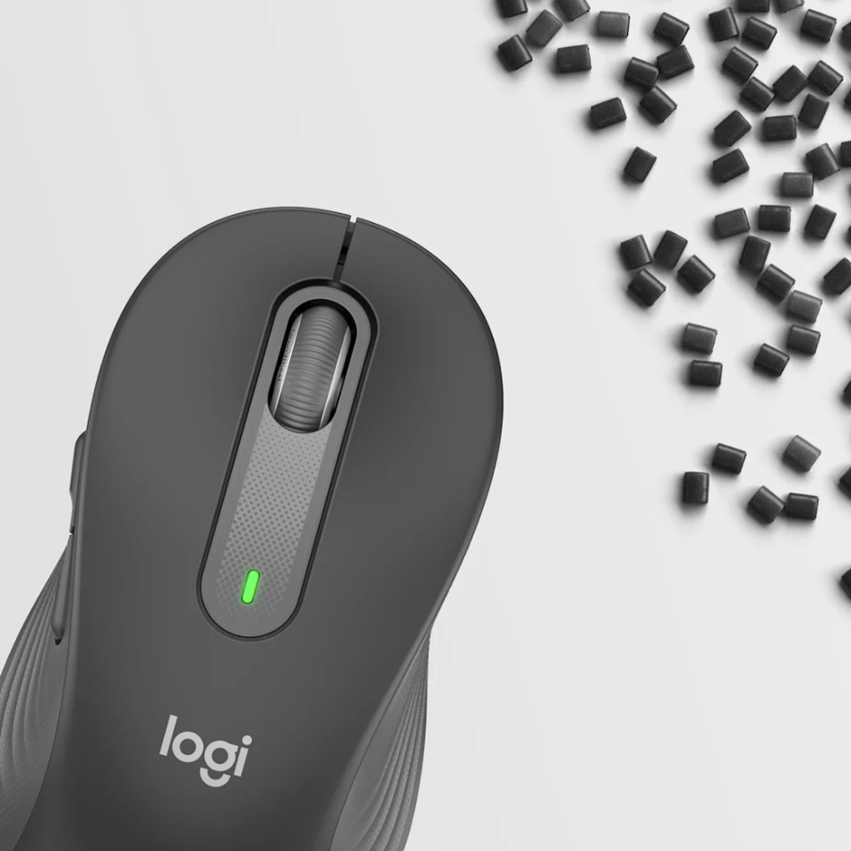 LOGITECH SIGNATURE M650  MOUSE SILENCIOSO GRANDE PARA ZURDOS INALÁMBRICO / BLUETOOTH NEGRO (910-006234)
