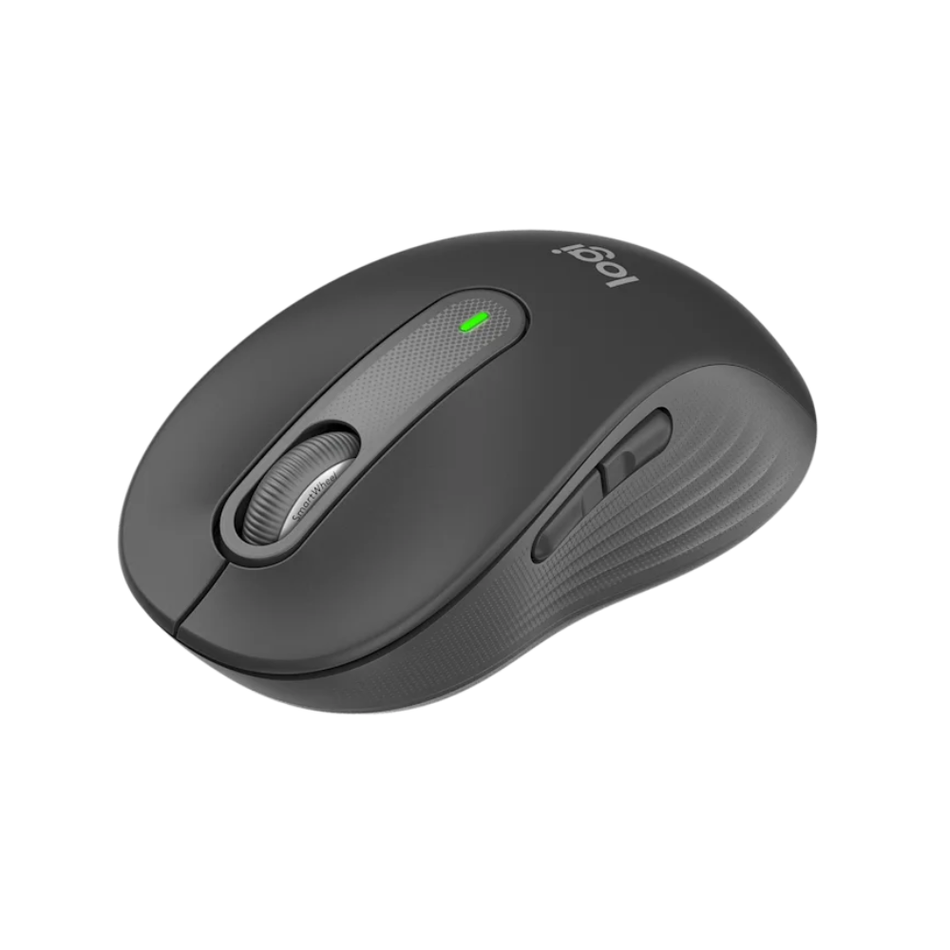 LOGITECH SIGNATURE M650  MOUSE SILENCIOSO GRANDE PARA ZURDOS INALÁMBRICO / BLUETOOTH NEGRO (910-006234)