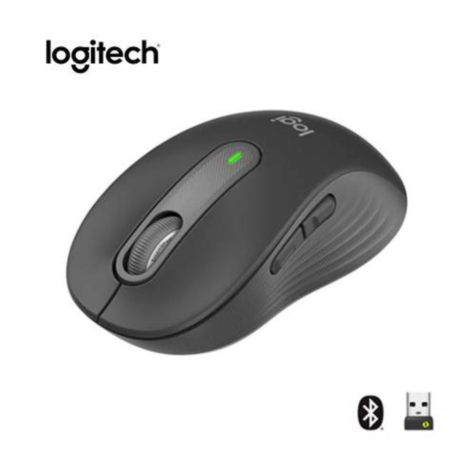 LOGITECH SIGNATURE M650 MOUSE INALÁMBRICO/BLUETOOTH NEGRO (910-006231)