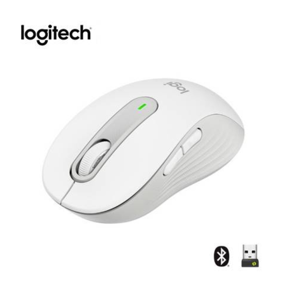 LOGITECH SIGNATURE M650 MOUSE INALÁMBRICO/BLUETOOTH BLANCO (910-006233)