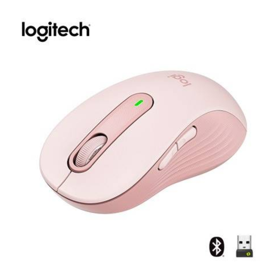 LOGITECH SIGNATURE M650 MOUSE INALÁMBRICO/BLUETOOTH ROSA (910-006251)