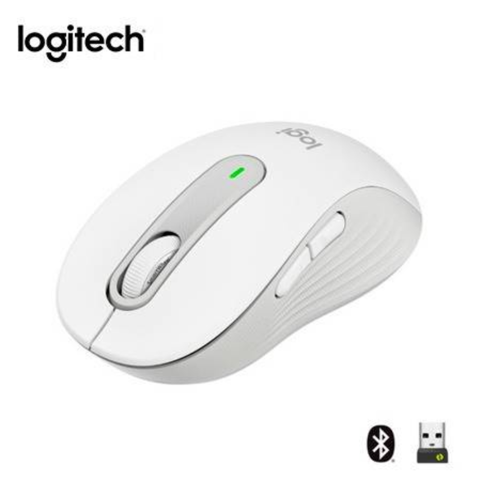 LOGITECH SIGNATURE M650 MOUSE INALÁMBRICO/BLUETOOTH BLANCO (910-006252)