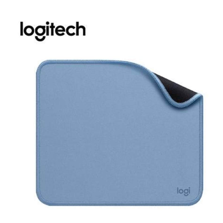 LOGITECH  ALFOMBRILLA PARA MOUSE ANTISALPICADURAS 200X230 MM AZUL GRIS (956-000038)-P