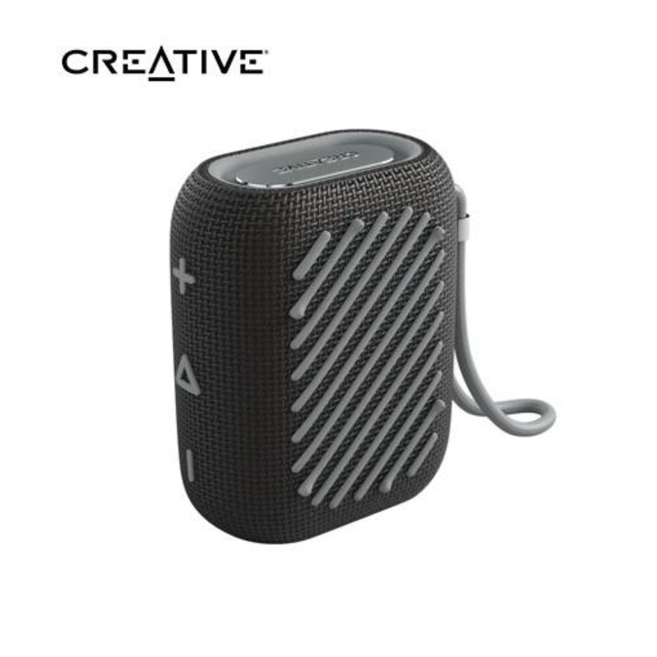 CREATIVE MUVO FLEX  PARLANTE AURACAST 10W MICRÓFONO BLUETOOTH 5.3 IPX7 10 HORAS USB-C NEGRO (51MF8475AA000)