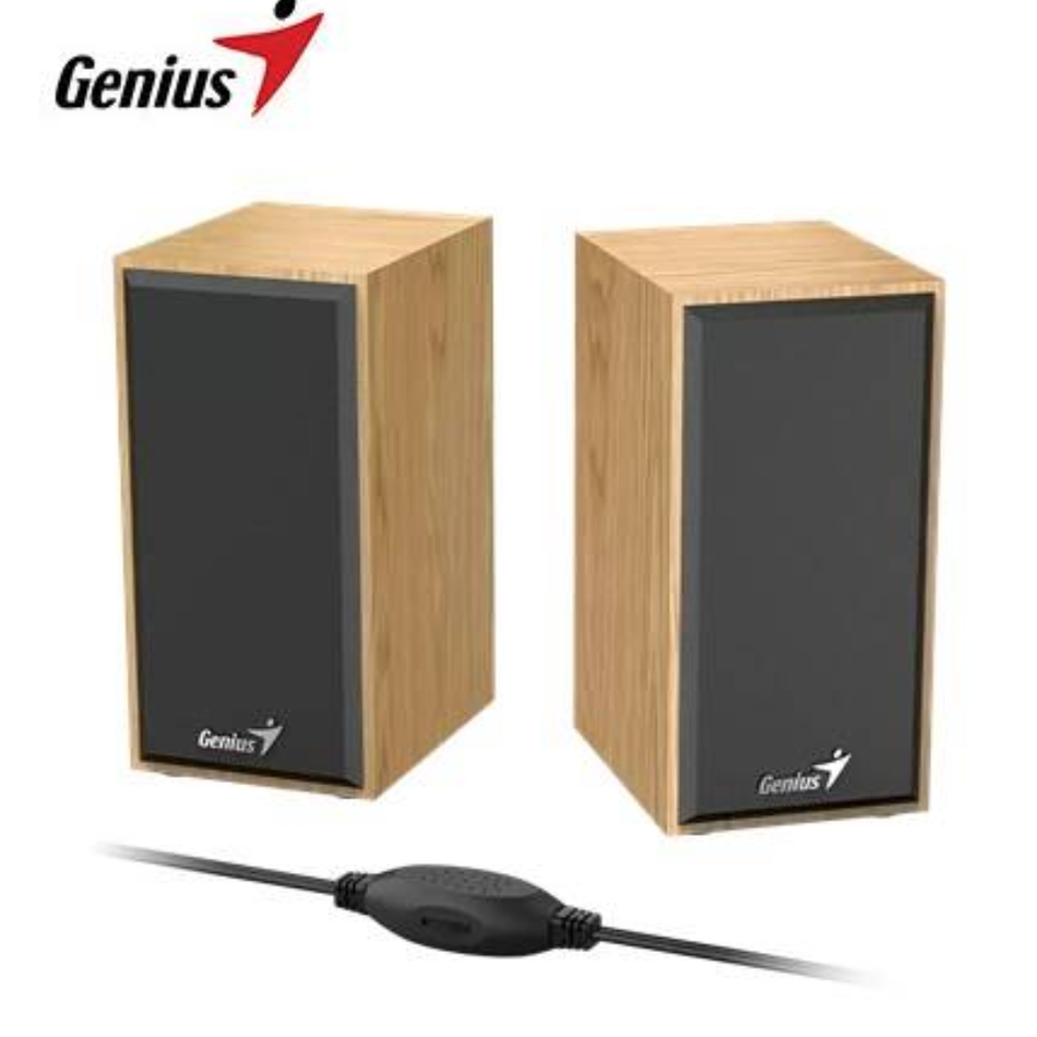 GENIUS SP-HF180  PARLANTE 6W ALIMENTACIÓN USB MADERA PINO (31730029404)