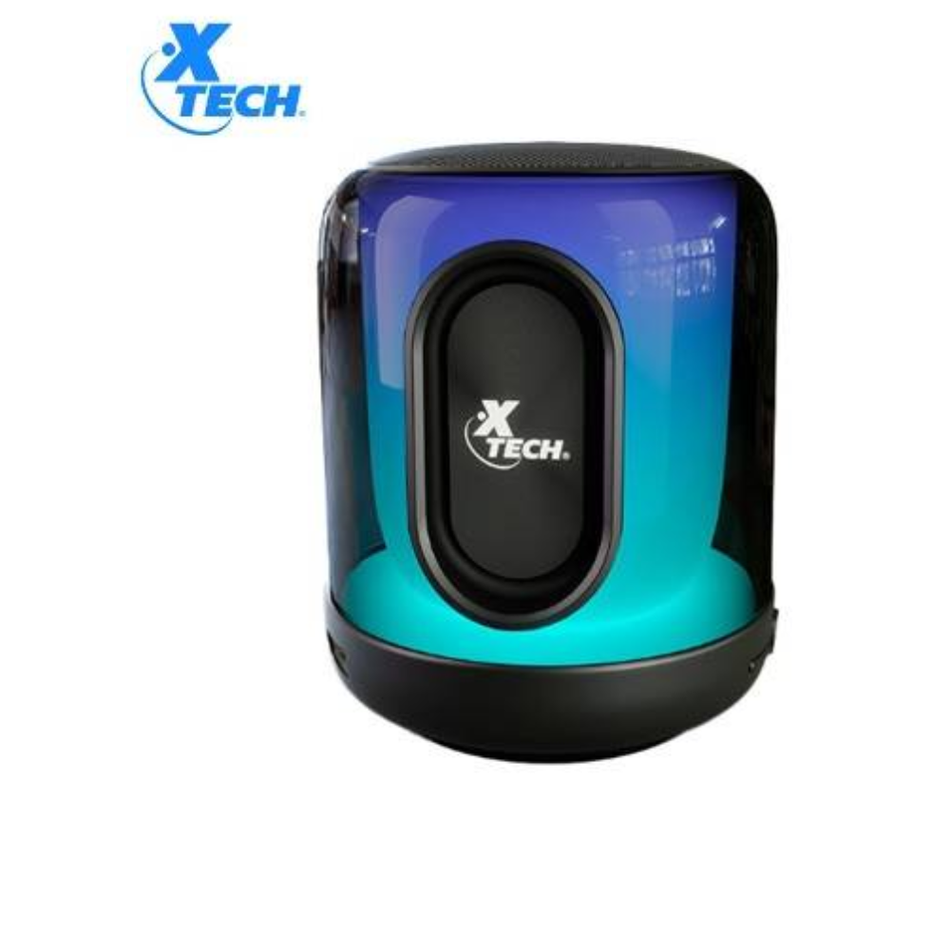 PARLANTE XTECH BEATWAVE TWS BLUETOOTH USB 3.5 MM 15H LED 5W NEGRO (XTS-617)