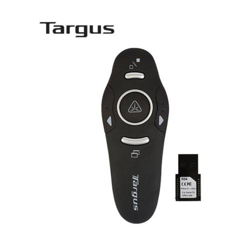 TARGUS AMP16US PRESENTADOR INALÁMBRICO CON PUNTERO LÁSER 15 M DE ALCANCE (AMP16US)