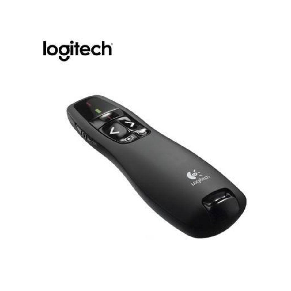 LOGITECH R400 PUNTERO INALÁMBRICO 15 M LÁSER ROJO (PN 910-001354)